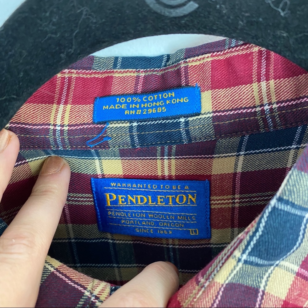 Pendleton Flannel Button Down Shirt - image 2